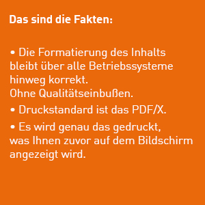 Was ist ein PDF? Auf dem Weg zur druckfähigen Datei. Zusammenfassung