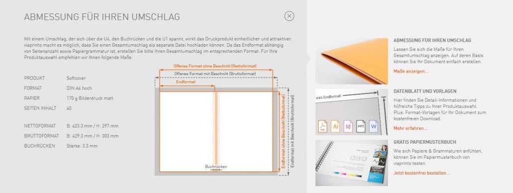 Gesamtumschlag Mit Indesign Viaprinto Blog