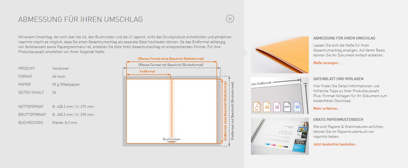 Gesamtumschlag Mit Indesign Viaprinto Blog