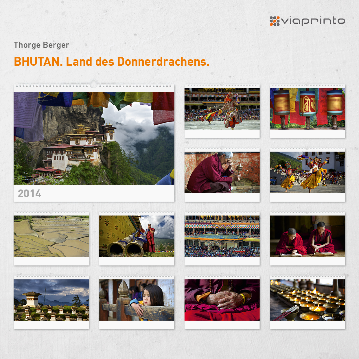 Thorge Berger - Motivkalender "Bhutan. Land des Donnerdrachens"