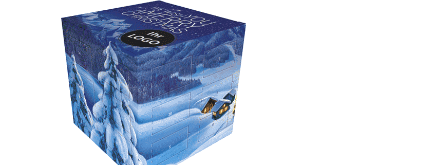 In 10 Schritten zum Adventskalender "Lindt Cube"