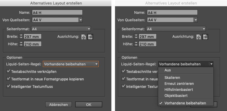 Schon künstliche Intelligenz? Automatische Layout-Anpassung bei InDesign