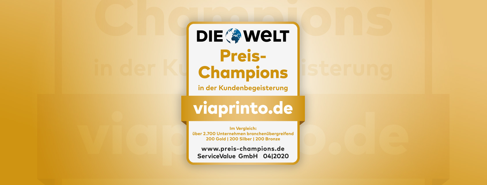 Preis-Champion viaprinto