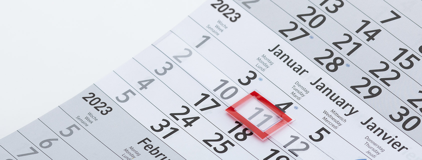 Neu: Kalendarien für 2023