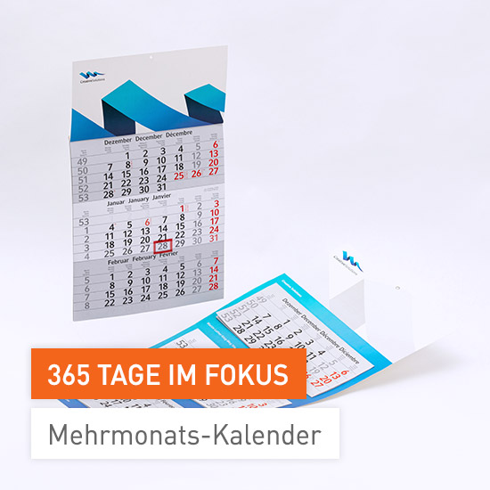 Mehrmonatskalender von viaprinto