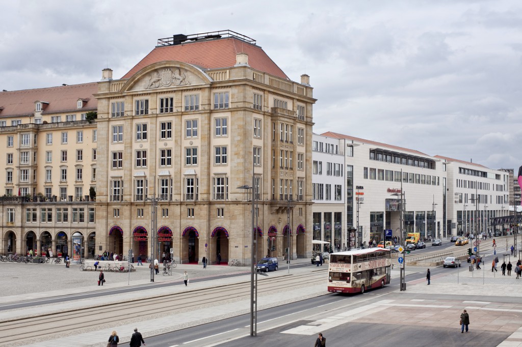 Altmarkt-Galerie Dresden Aussenansicht der Erweiterung