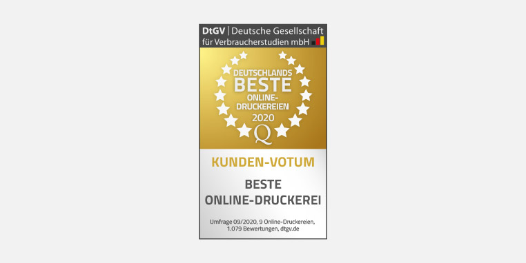 Deutschlands beste Online-Druckerei