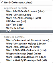 PDF-Datei speichern