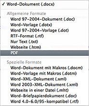 PDF-Datei speichern