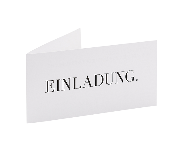 Gezeigt werden die fertigen Grußkarten von viaprinto. Sie werden online gedruckt und an Empfänger verschickt.