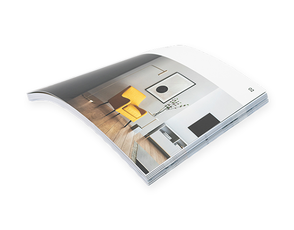 Gezeigt werden die fertigen Softcover von viaprinto. Sie werden online gedruckt und an Empfänger verschickt.