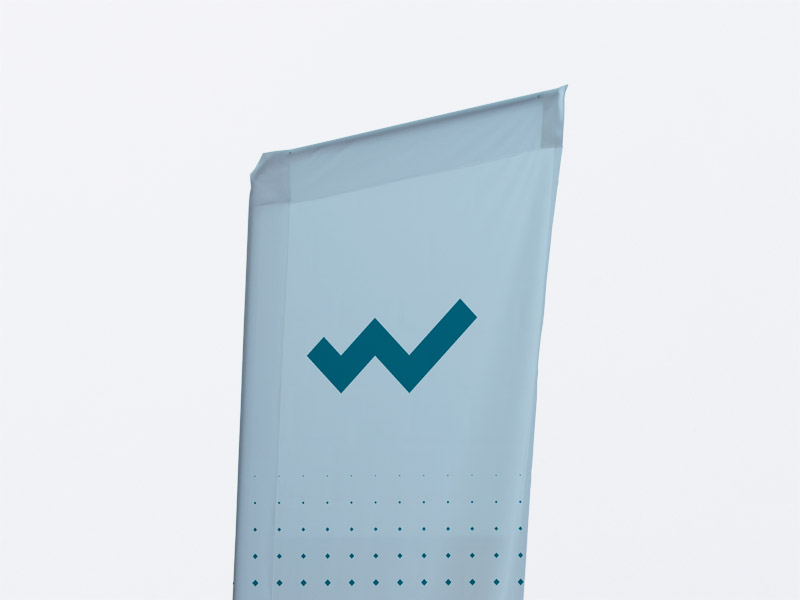 Beachflags Ausleger von der Onlinedruckerei viaprinto