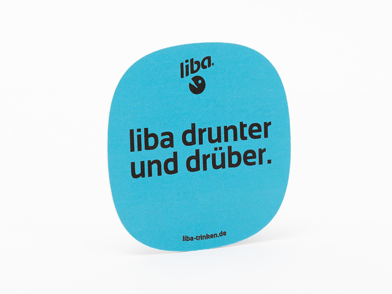 Bierdeckel 100 x 100 mm modern | frischer Wind auf jedem Tisch