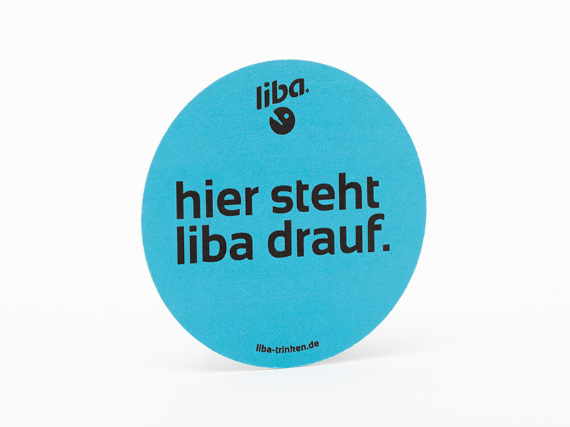Bierdeckel 100 x 100 mm rund | der Klassiker an jeder Bar
