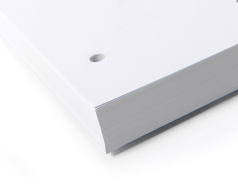 Informationen zu Briefpapier mit Lochung
