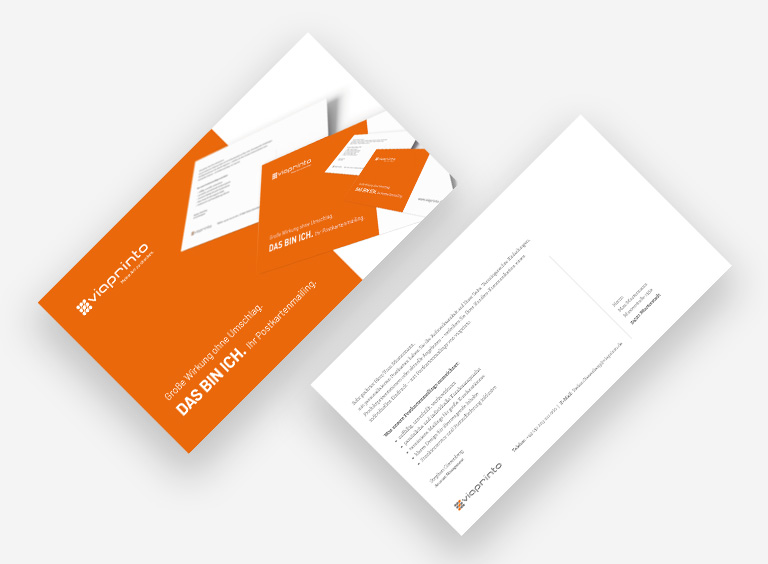 Informationen zu Postkartenmailings