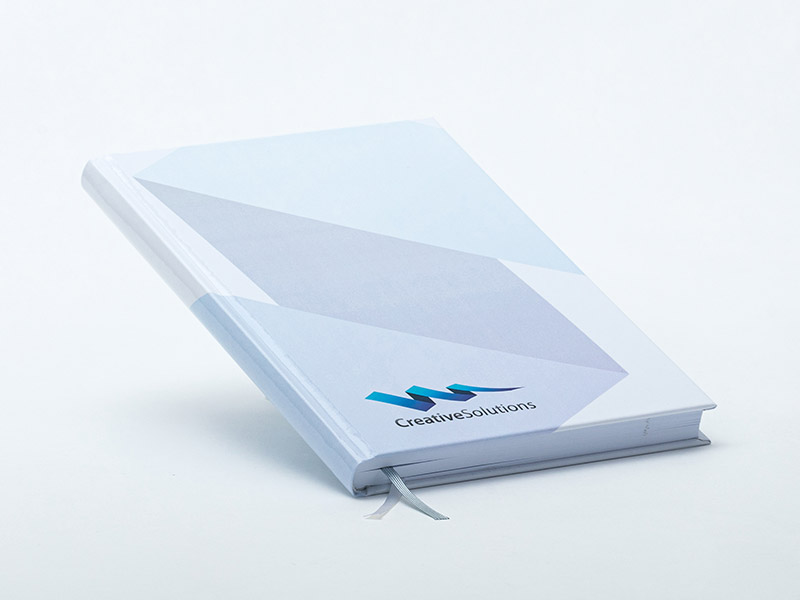 Die Abbildung zeigt zwei Notizbücher im DIN A4 bzw. DIN A5 Hochformat.