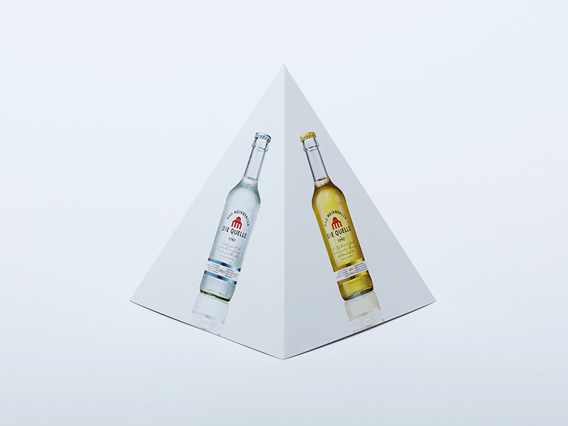 Informationen zu Tischaufsteller als Pyramide